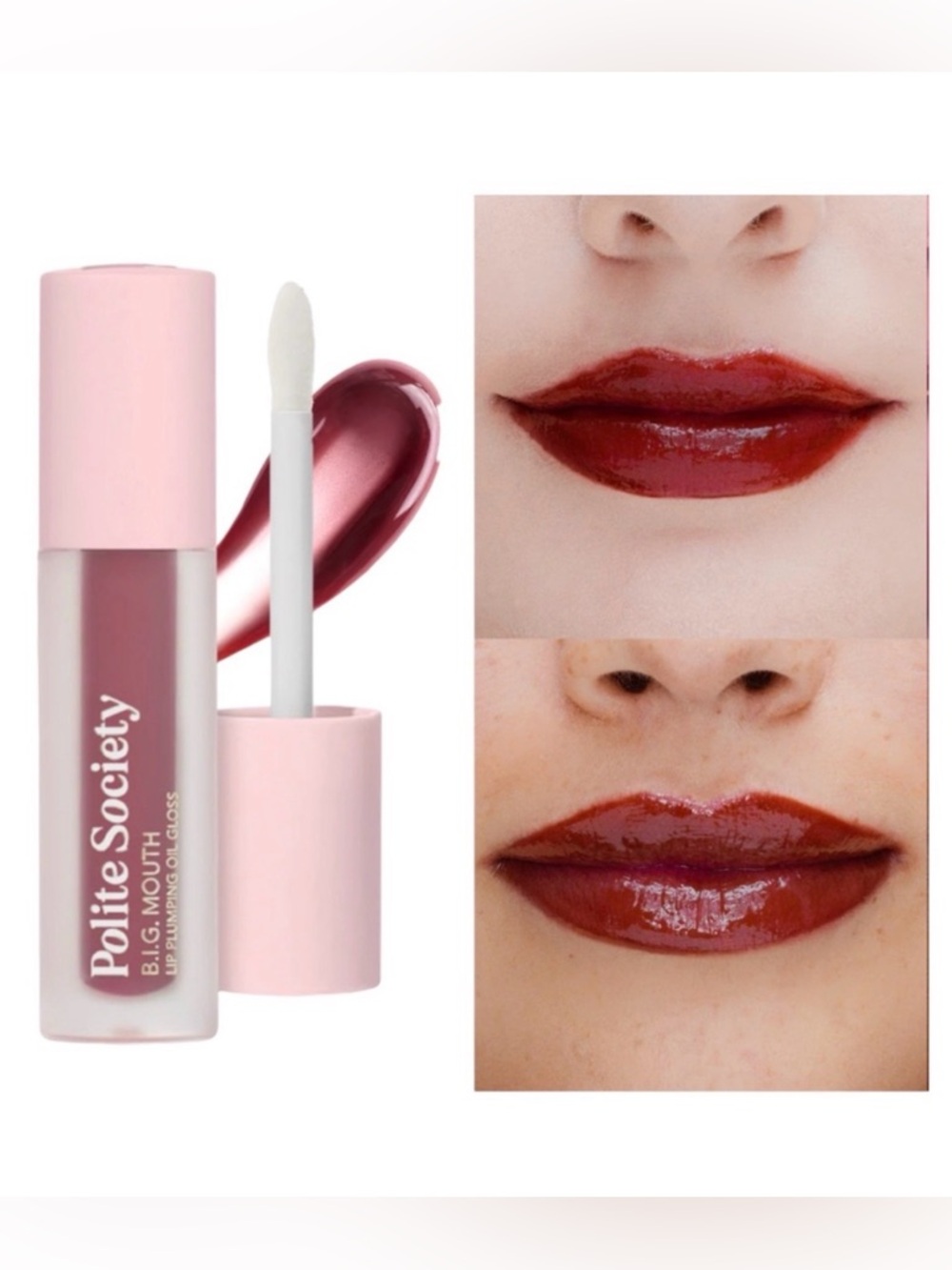 Polite Society B.I.G. Mouth Lip Plumping Oil Gloss
